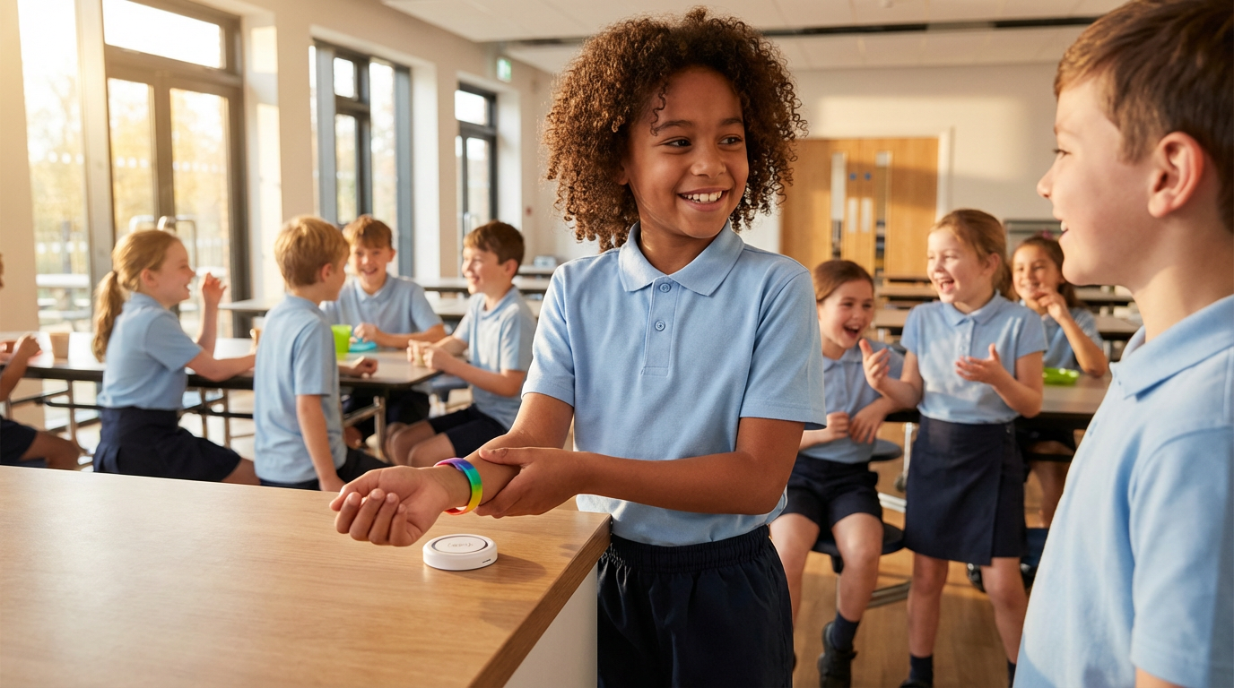 Cafetería escolar moderna
